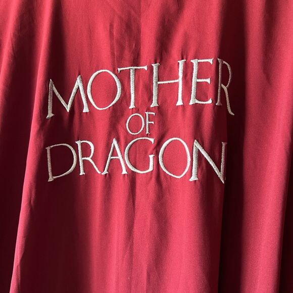 Game of Thrones Mother of Dragon Sleep Robe Women XL/2XL Red Daenerys Targaryen - Picture 11 of 13